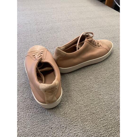 VINCE Women 7 Janna Suede Leather Low Top Lace Up Sneaker - Picture 6 of 15